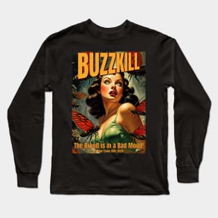 Buzzkill: Evil Cicada Pulp Film Long Sleeve T-Shirt